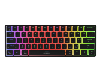 Klawiatura Genesis Thor 660 G2 Gateron Brown (czarna)